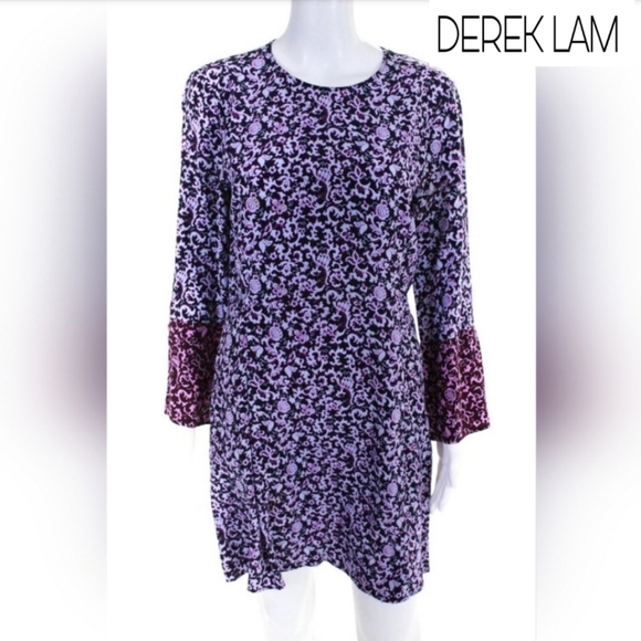 Derek Lam Dresses & Skirts - DEREK LAM 10 Purple Floral Tunic Dress GORGEOUS Spring Dress. 6
